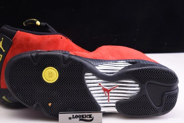 Cheap TBkick Challenge Red Retro Jordan 14 654459-670 Air 0731